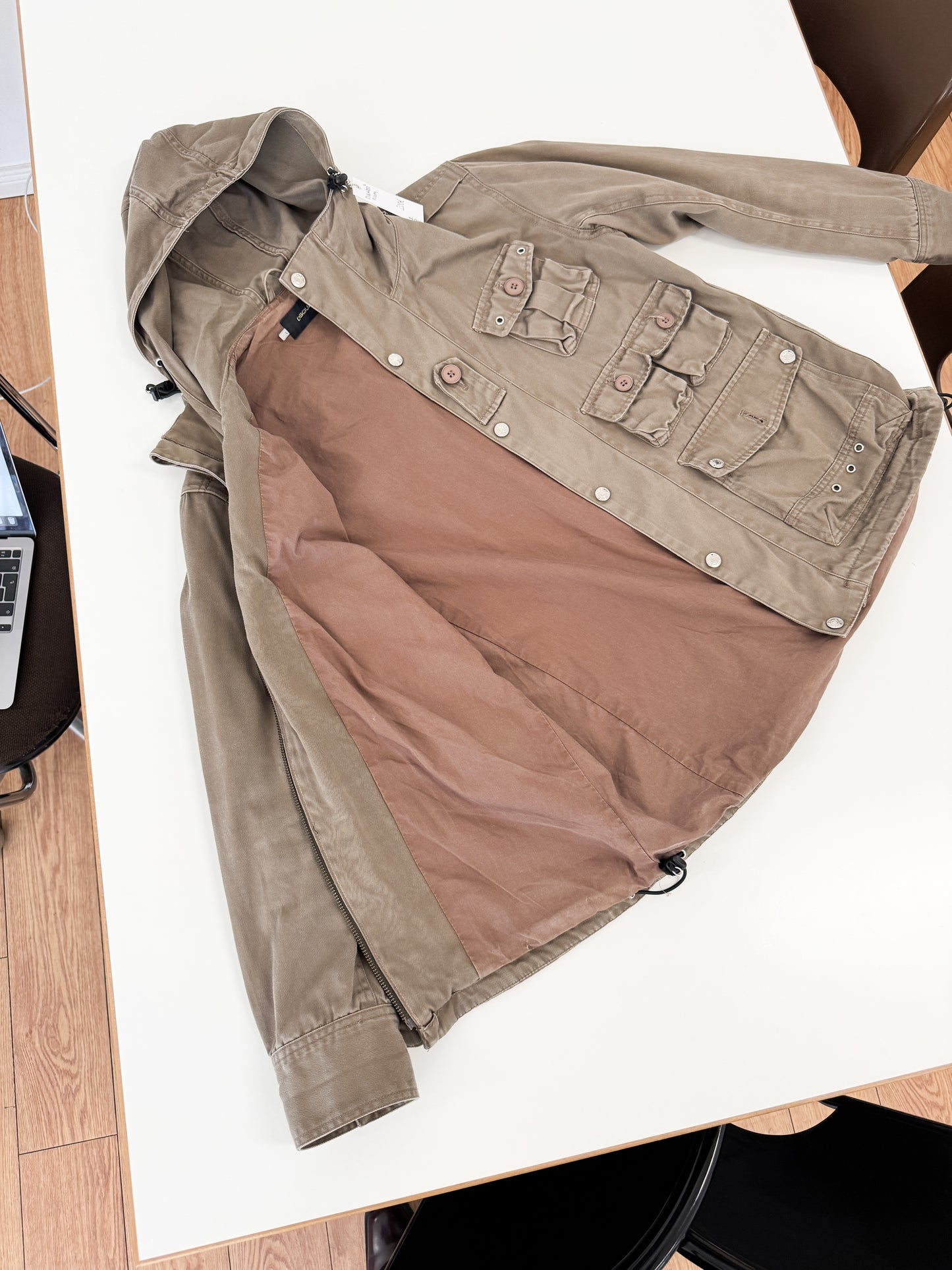 Daquared² Multi-Pocket Cargo Jacket FW2004