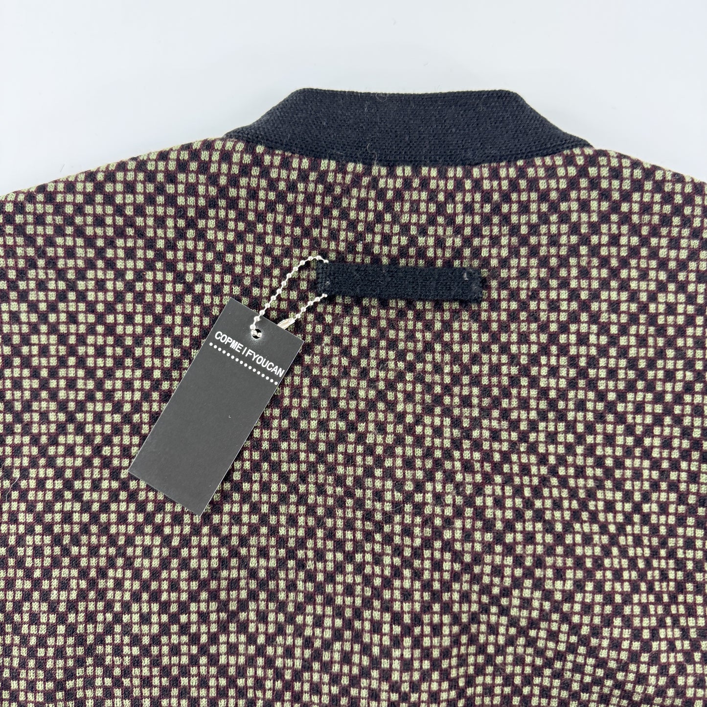 Jean Paul Gaultier Multicolour Patterned Velvet Knit Cardigan FW1988