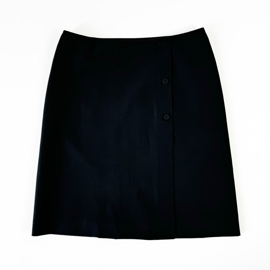Prada Nylon Wrap Skirt 1990s