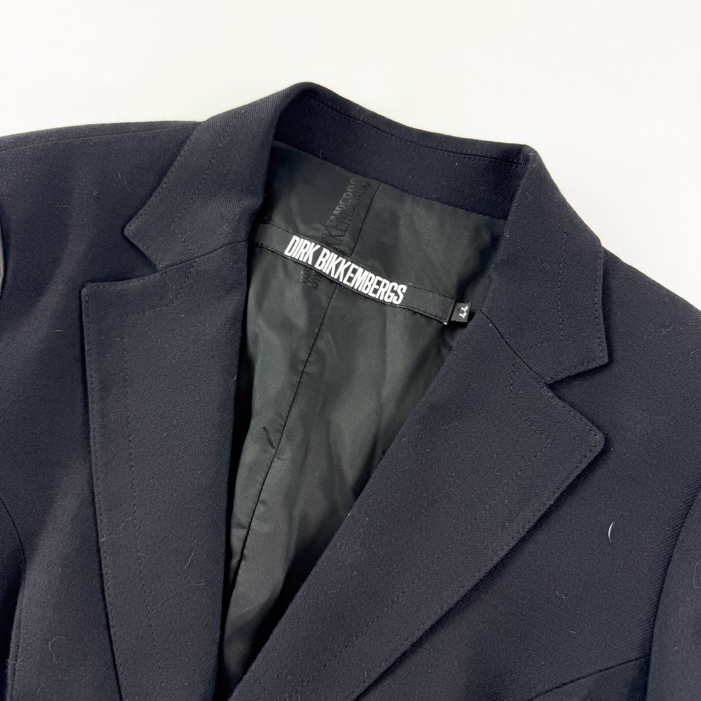 Dirk Bikkembergs Blazer with Single Leather Sleeve