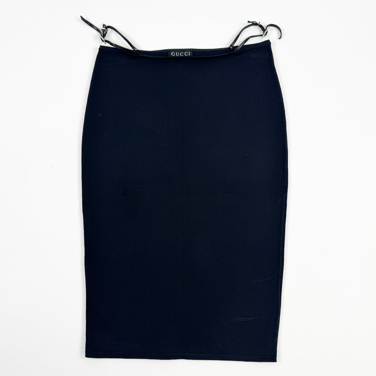 Gucci G-String Stretch Pencil Skirt SS1998