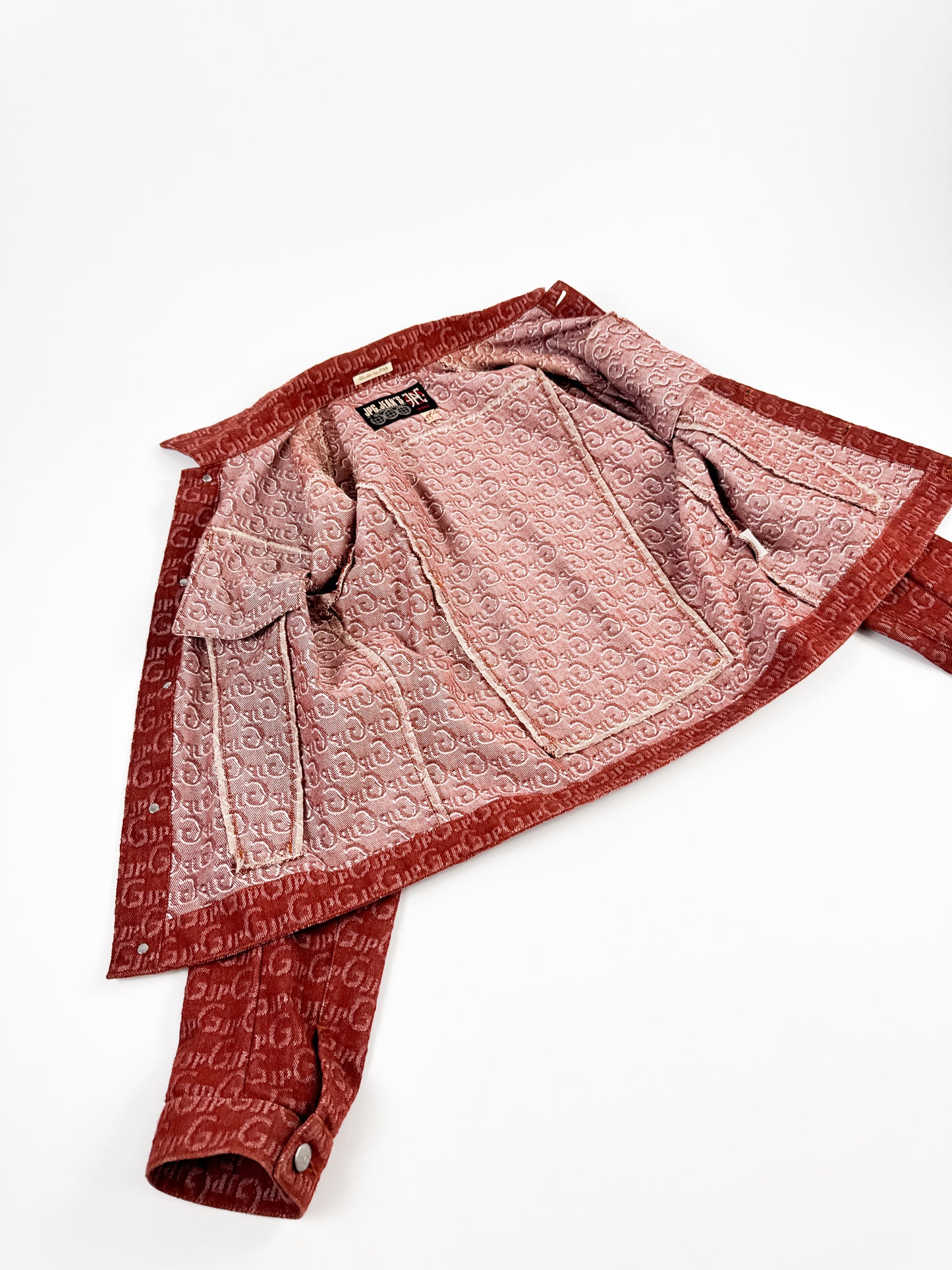 Jean Paul Gaultier Monogram Denim Jacket 2000s