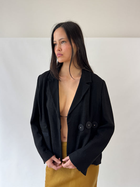 Prada Snap Button Runway Blazer SS2001