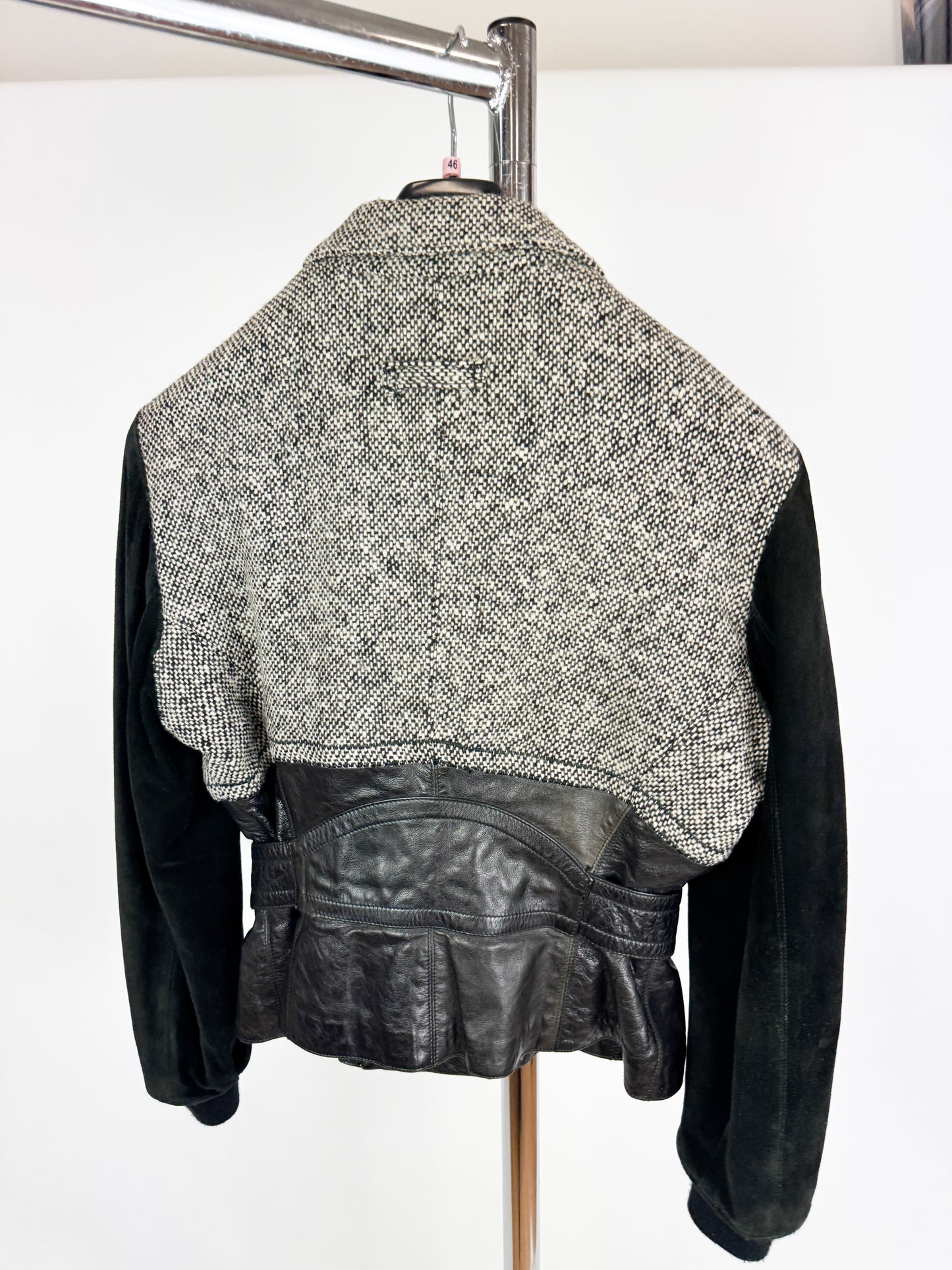 Jean Paul Gaultier Cuir Leather & Suede Biker Jacket 1980s