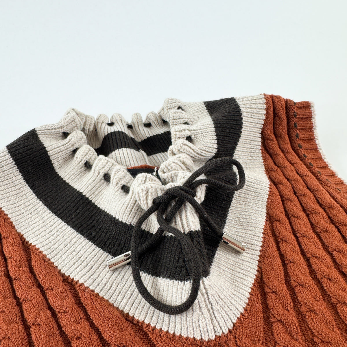 Gucci Drawstring V-Neck Knit FW2007