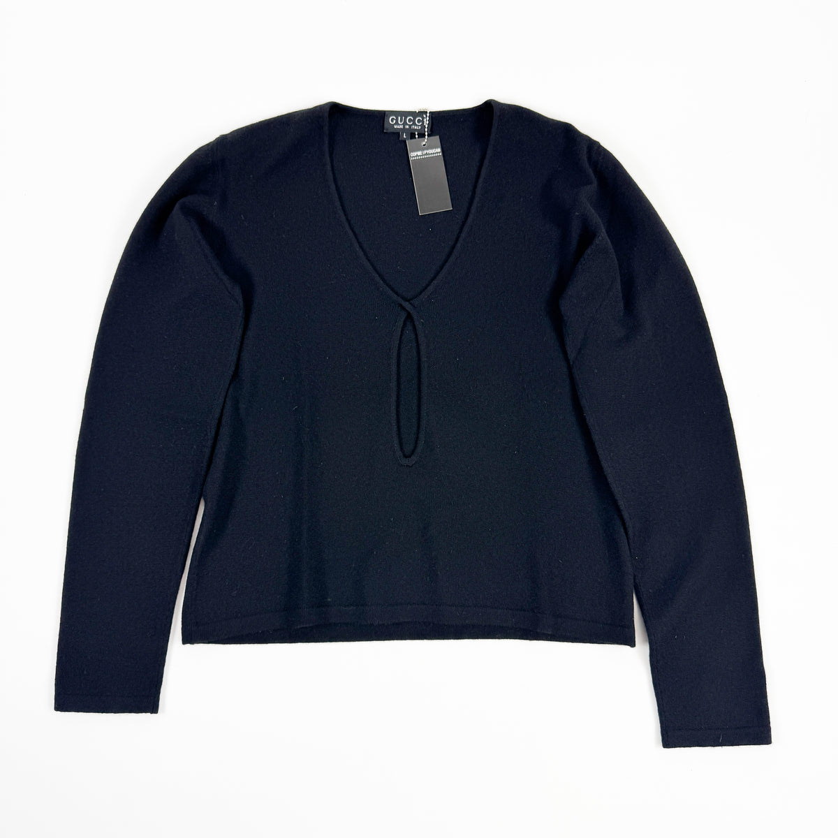 Gucci by Tom Ford Cut-Out Cashmere Jumper 1990s