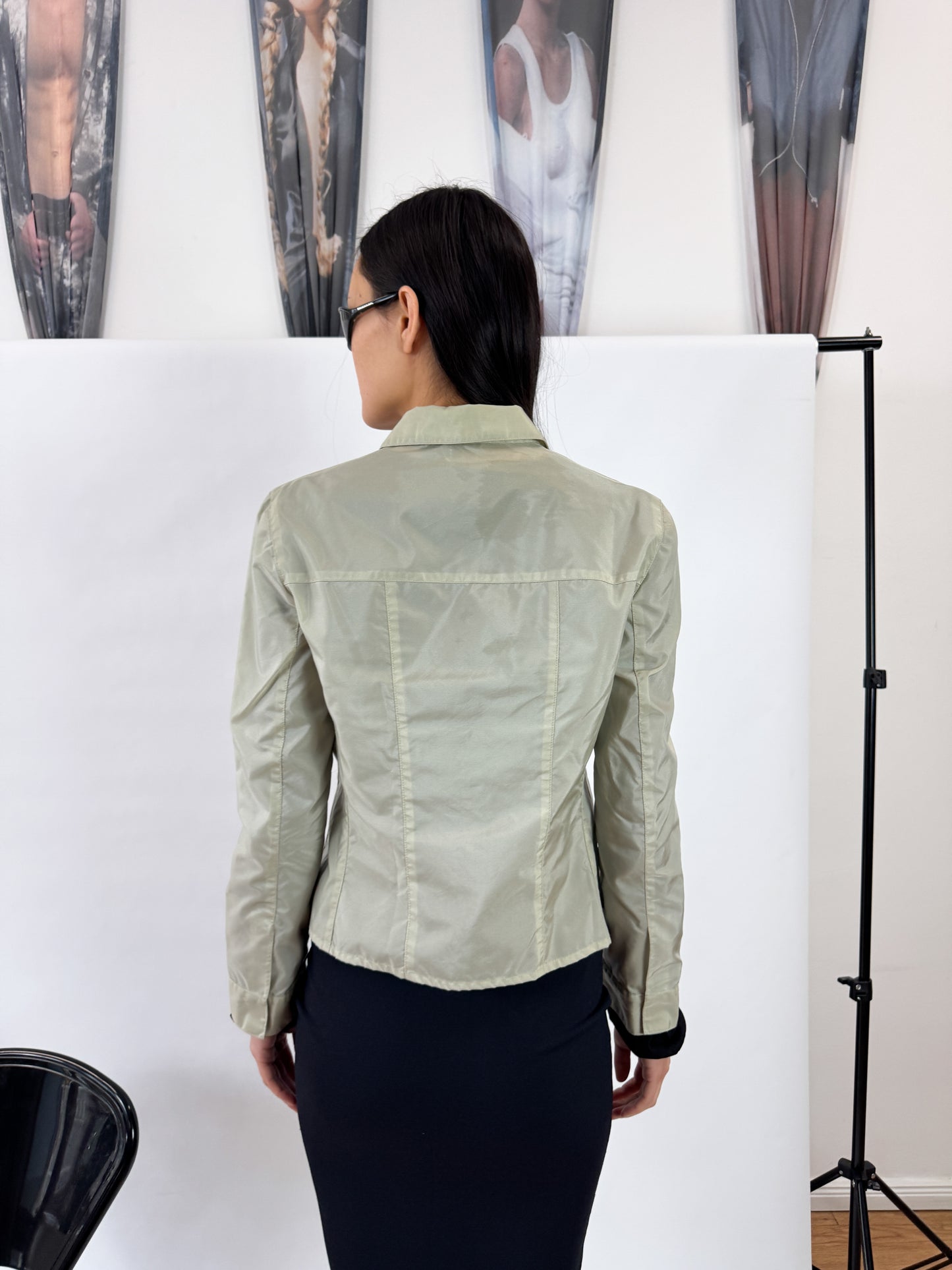 Miu Miu Nylon Zip-Up Jacket SS1999