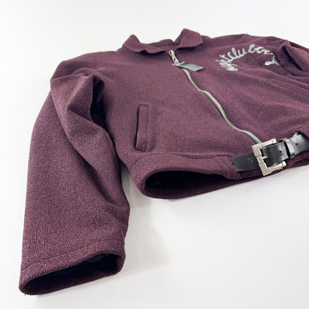 Calugi e Giannelli “Nightclubbing” Belted Rayon Jacket 1980s