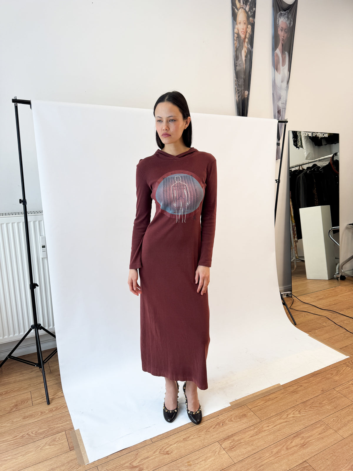 Jean Paul Gaultier Hooded Maxi Dress 2000s