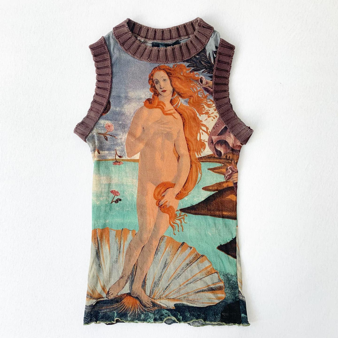 Jean Paul Gaultier Birth of Venus Mesh Vest SS1995