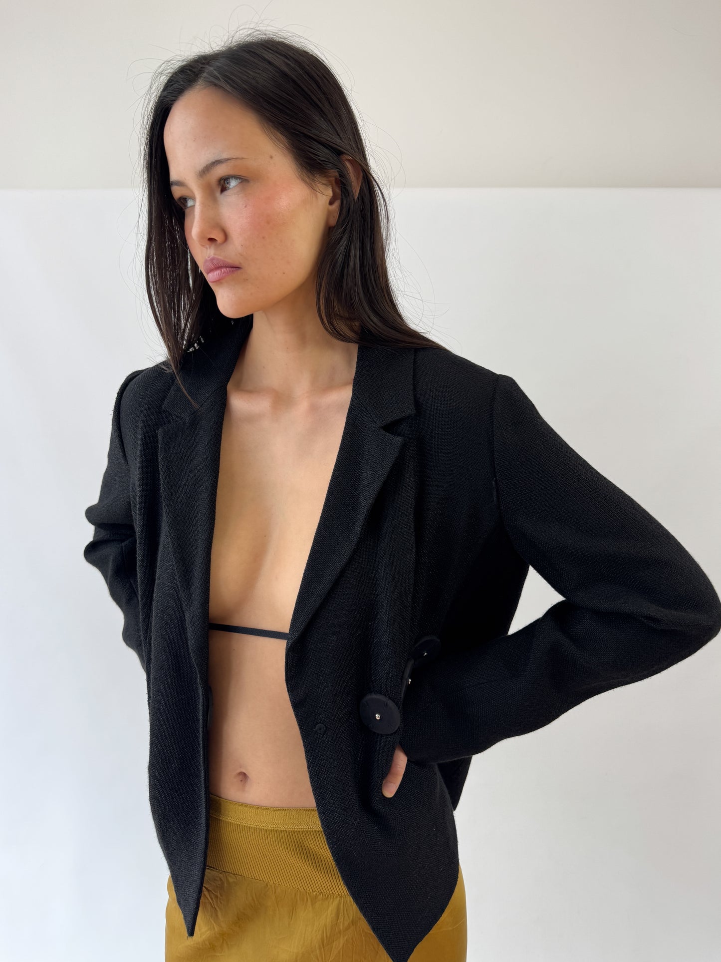 Prada Snap Button Runway Blazer SS2001