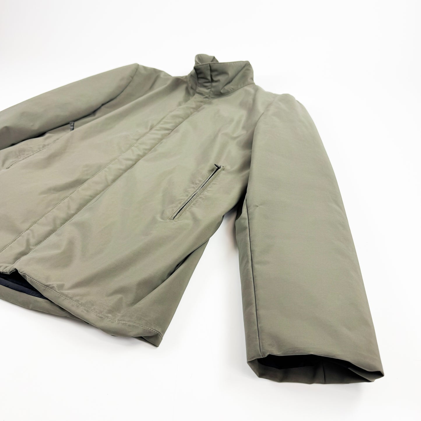 Prada Khaki Ski Puffer Jacket 1990s