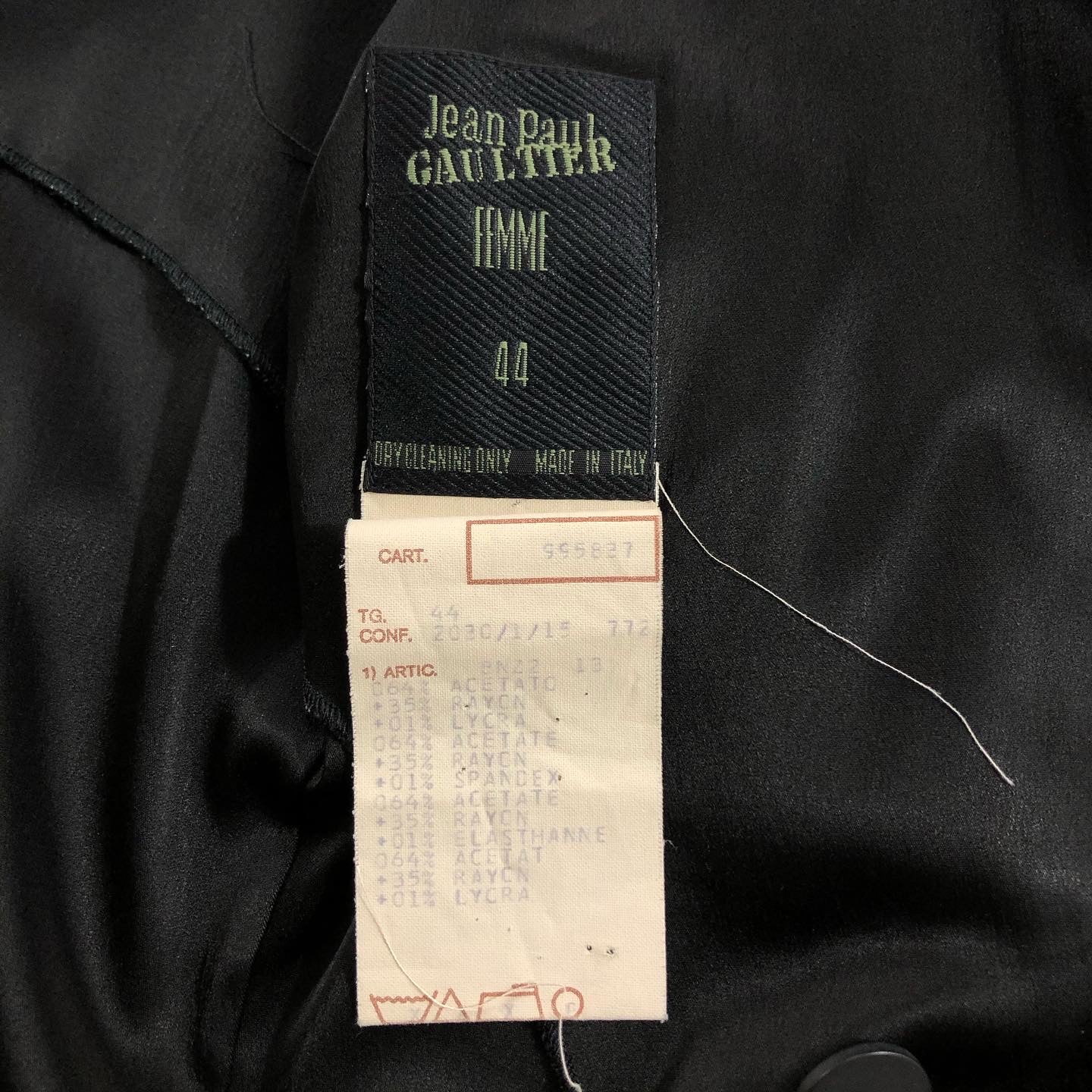 Jean Paul Gaultier Satin Blazer Jacket FW1993