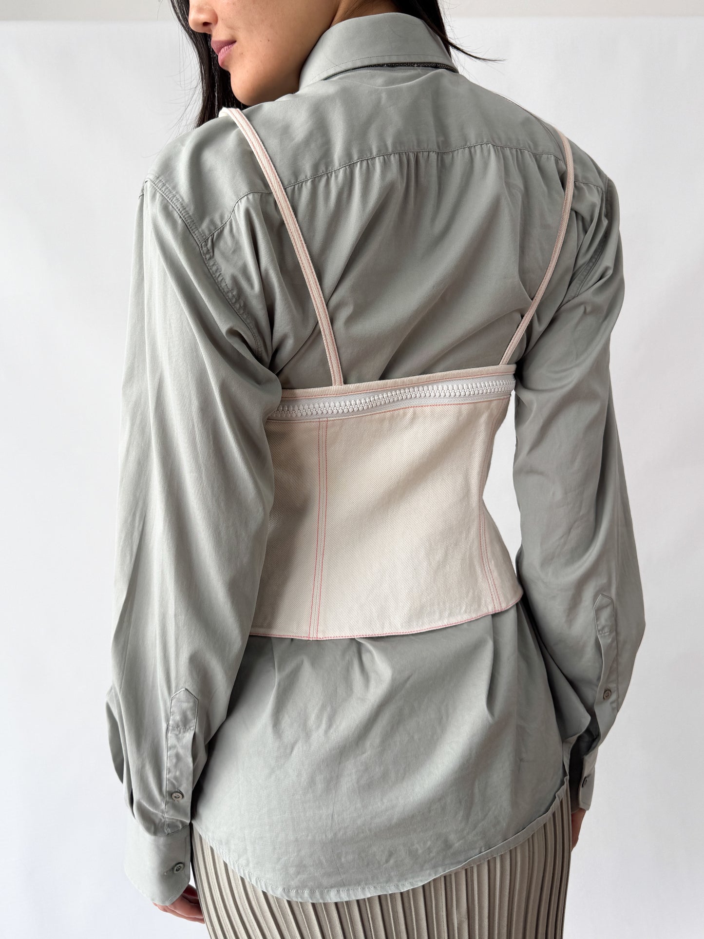 Miu Miu 2-in-1 Denim Top SS2000