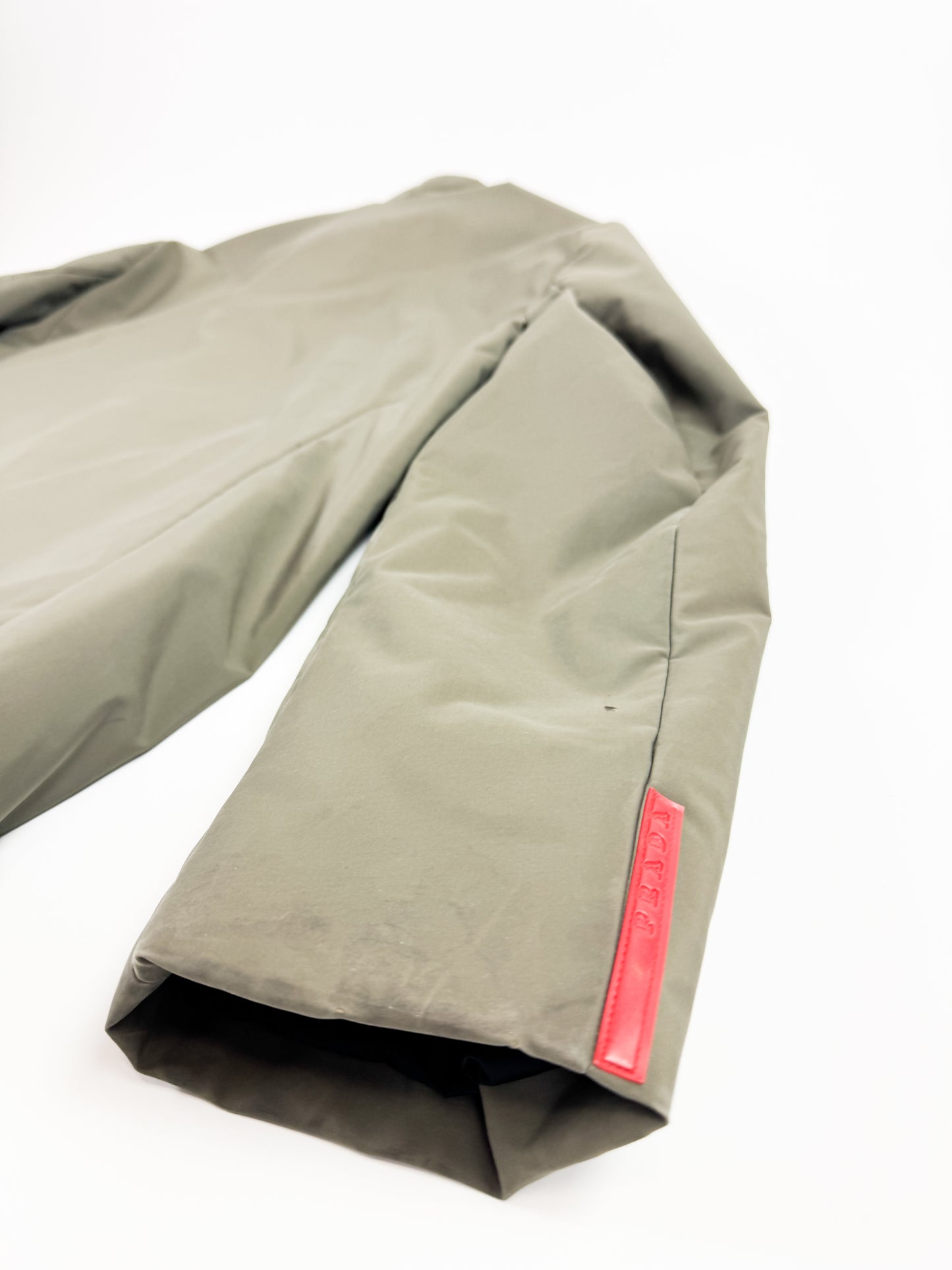 Prada Khaki Ski Puffer Jacket 1990s