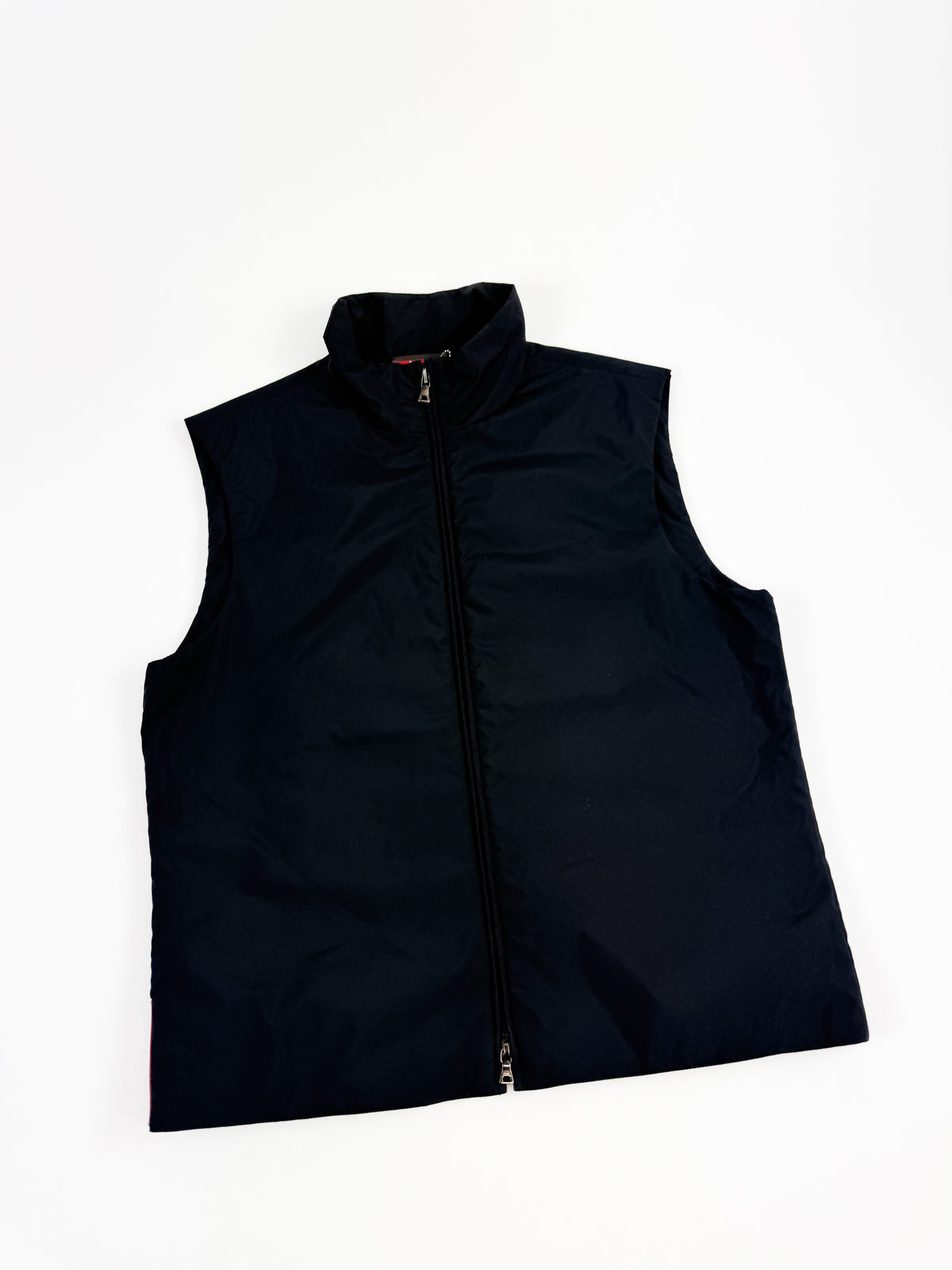 Prada Men's Linea Rossa Padded Nylon Vest 1990s