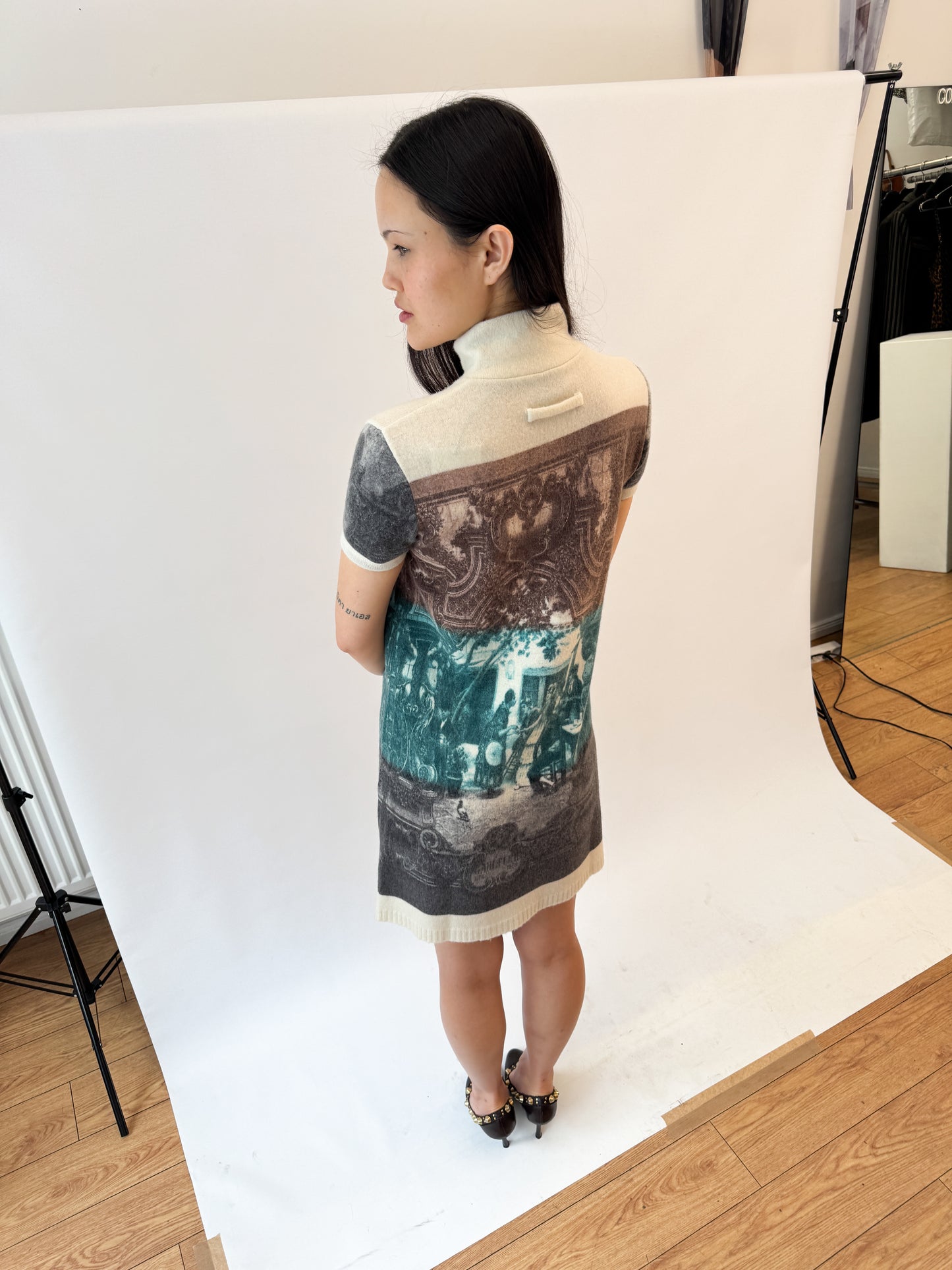 Jean Paul Gaultier Courtyard Wool Mini Dress FW1999