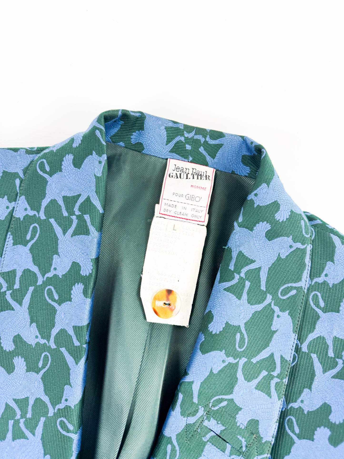 Jean Paul Gaultier Blue Pegasus Blazer FW1985