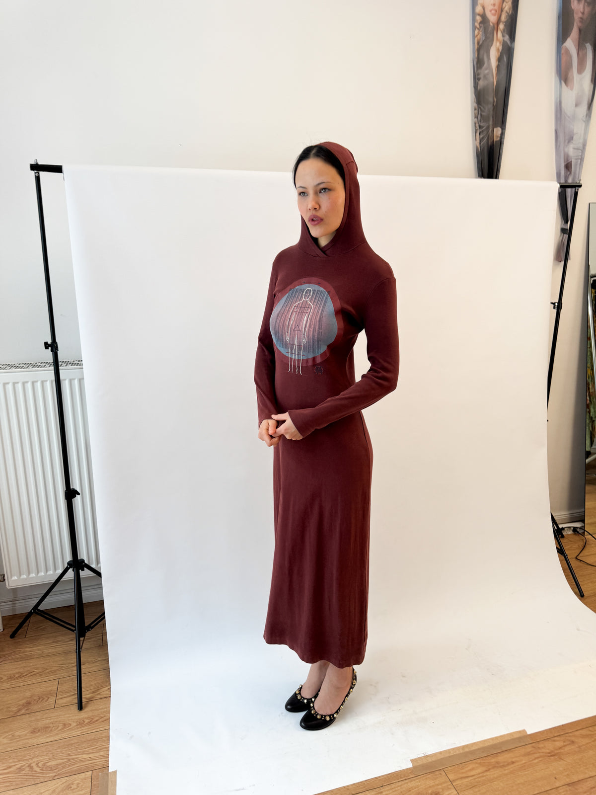 Jean Paul Gaultier Hooded Maxi Dress 2000s