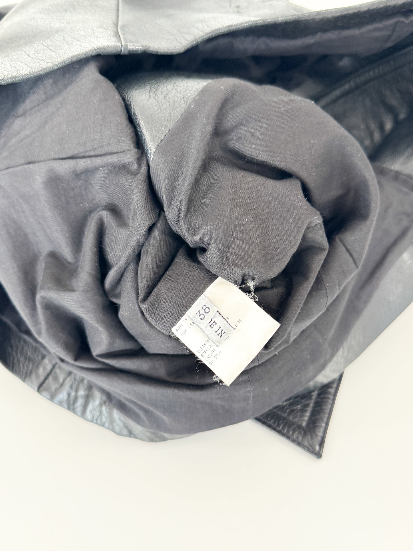 Ann Demeulemeester Chest Pocket Leather Jacket 2000s