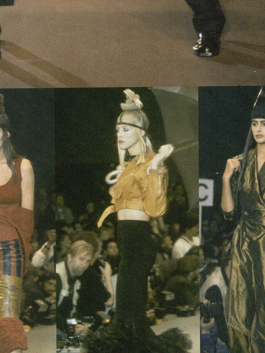 Jean Paul Gaultier Cuir Cropped Biker Leather Jacket SS1986