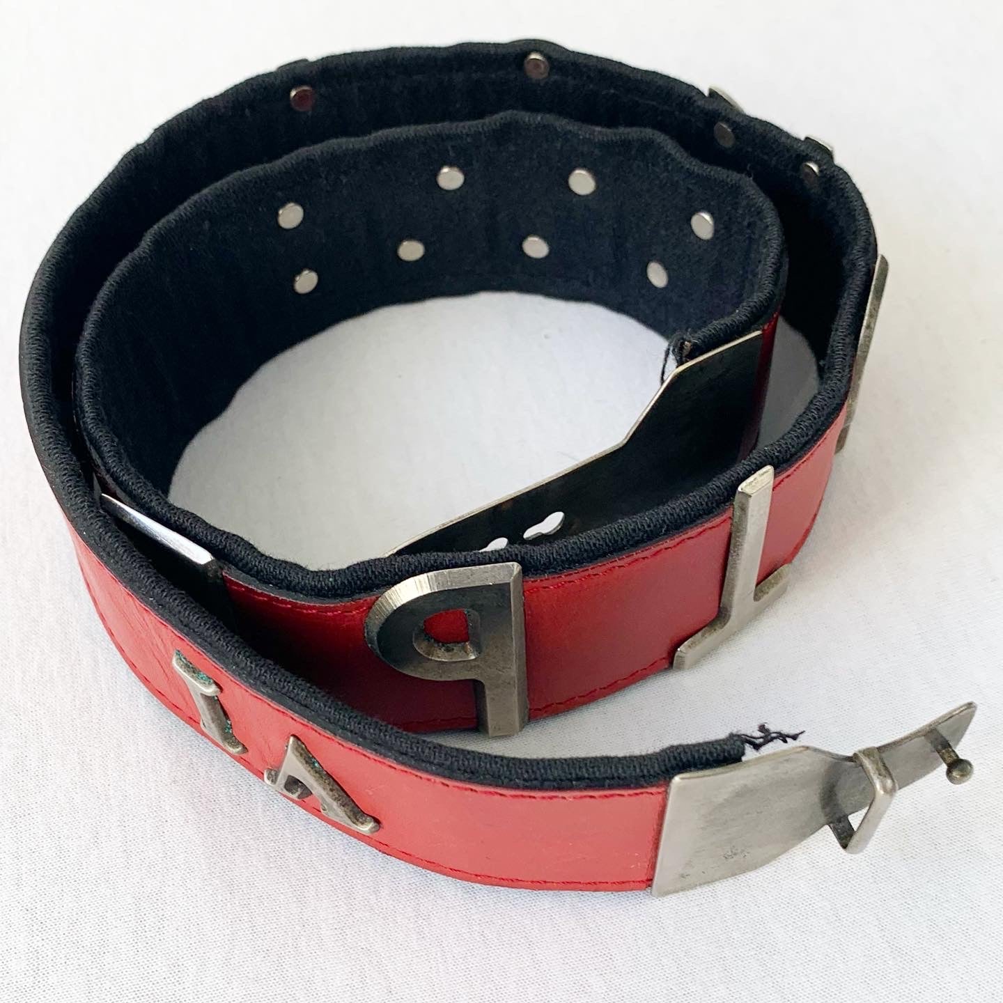 Jean Paul Gaultier Russian Constructivist Leather Belt FW1986