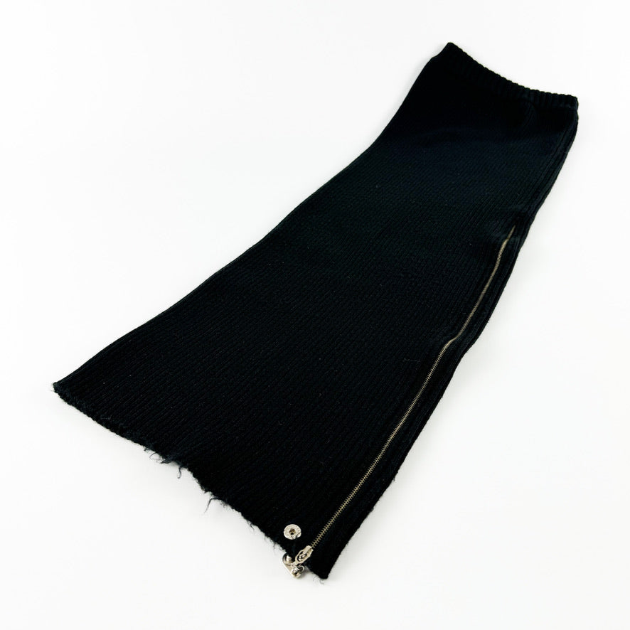 Jean Paul Gaultier Black Knit Maxi Skirt FW1994