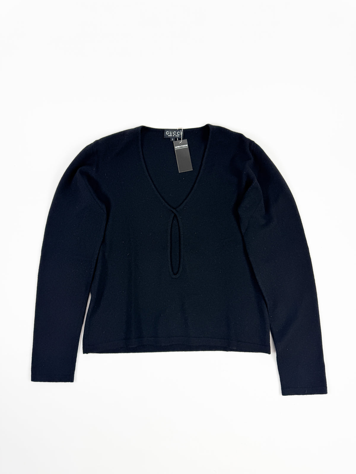 Gucci by Tom Ford Cut-Out Cashmere Jumper 1990s