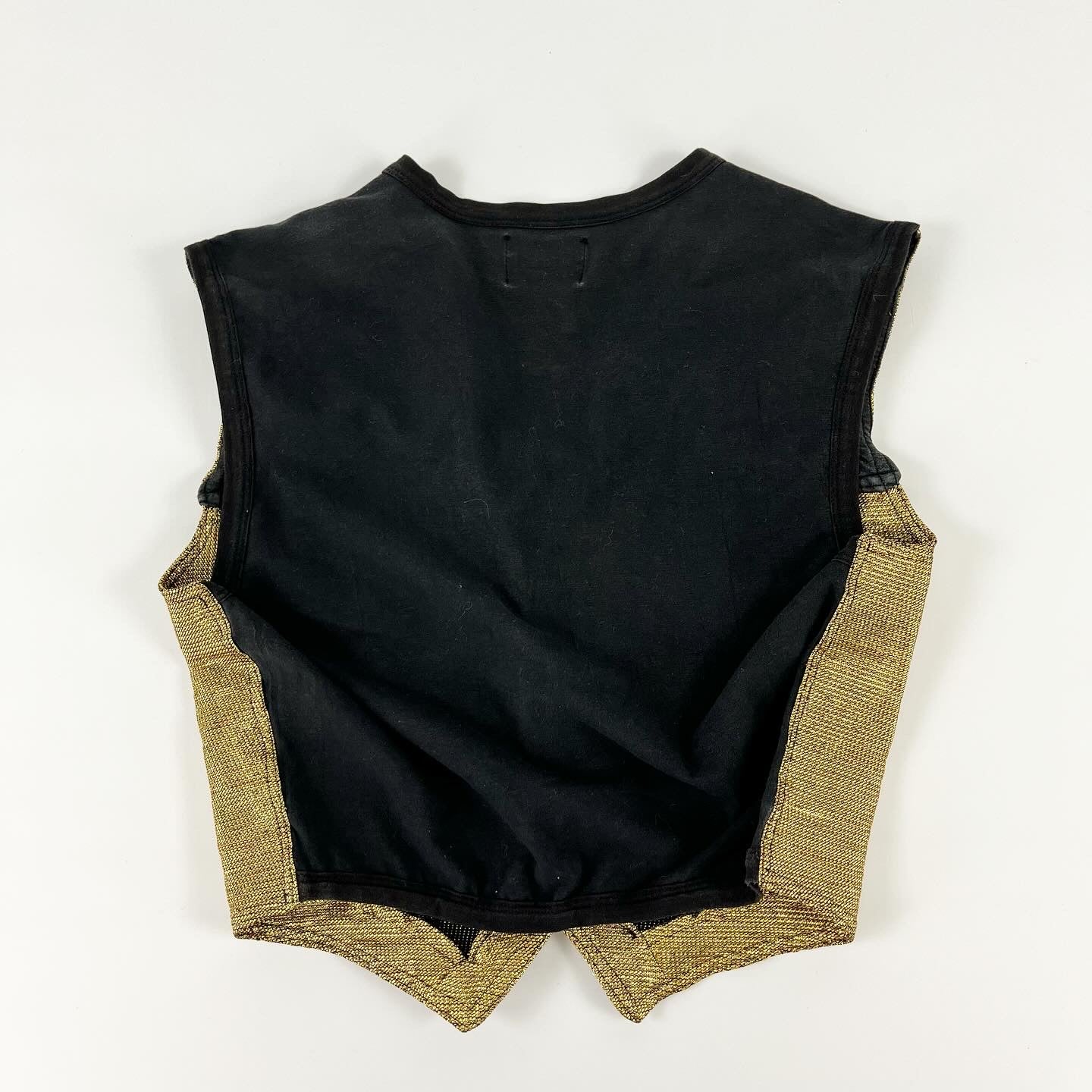 Jean Paul Gaultier Golden Lurex Waist Coat SS1989