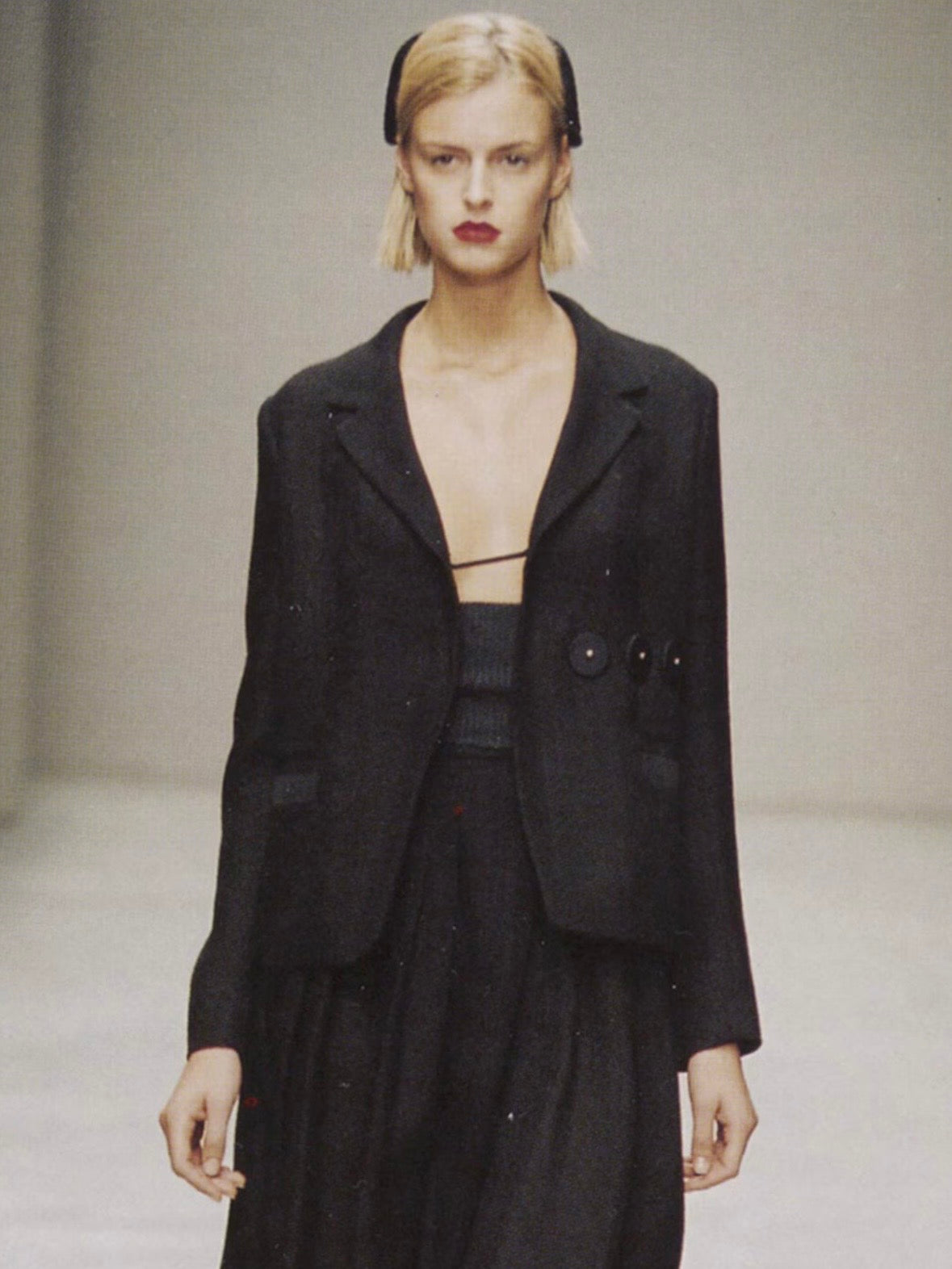 Prada Snap Button Runway Blazer SS2001