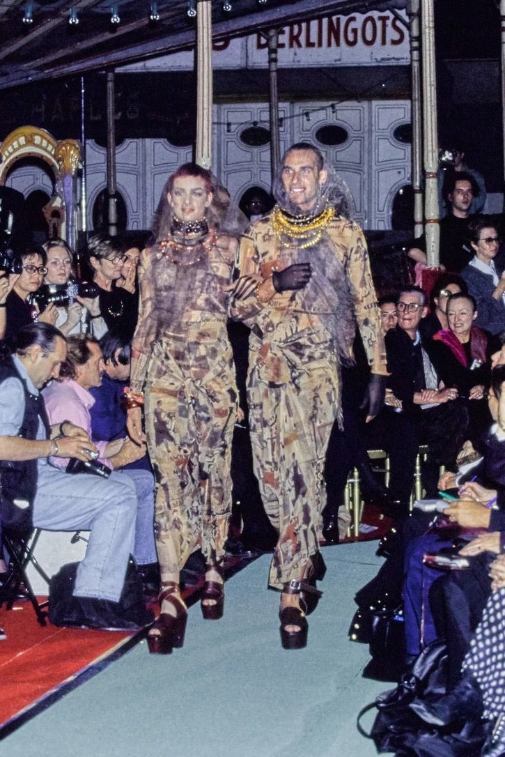 Jean Paul Gaultier Fashion Magazine Mesh Cardigan SS1995