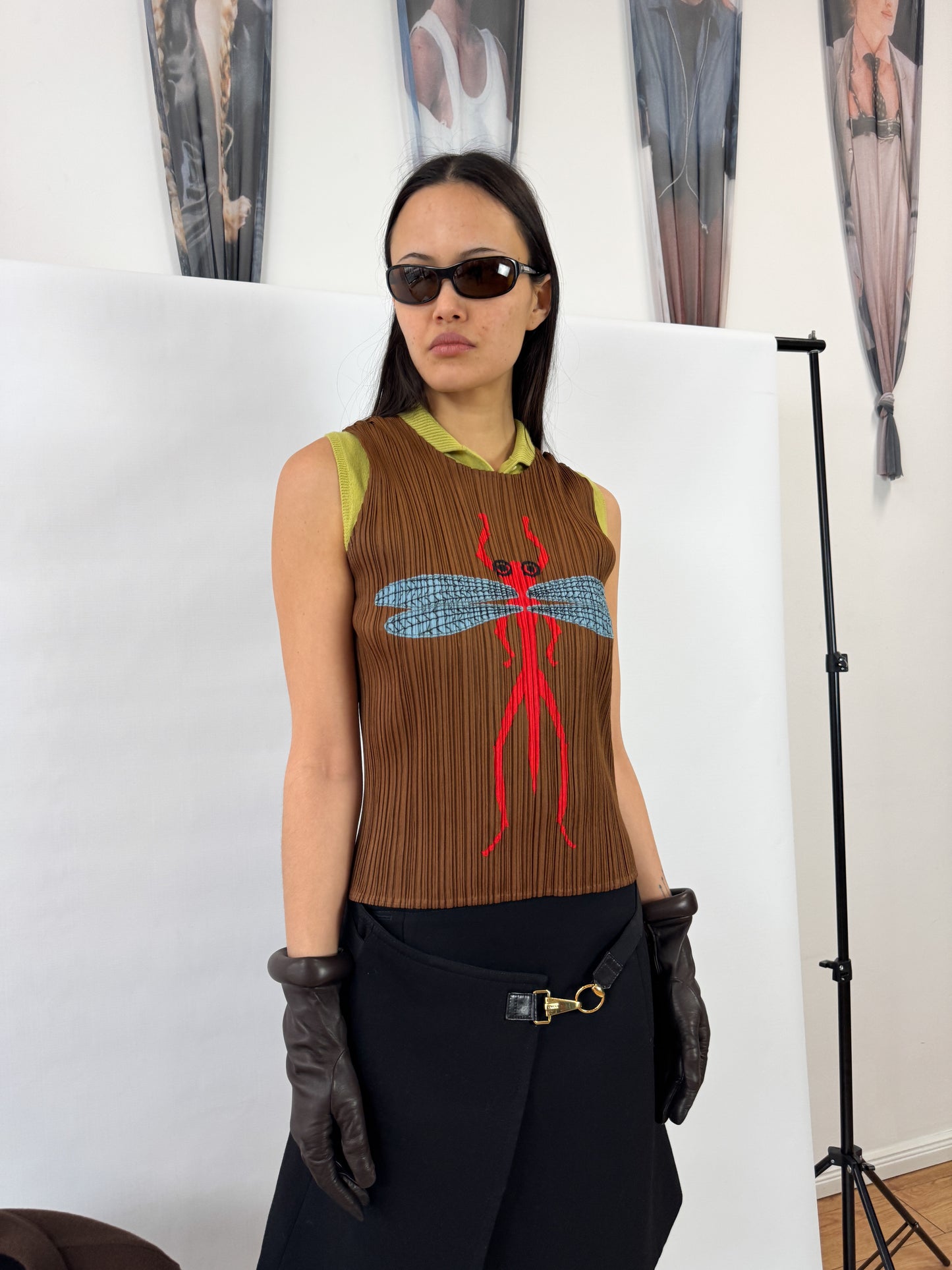 Issey Miyake Pleats Please Dragonfly Top