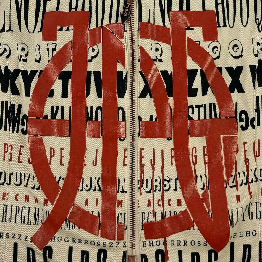 Jean Paul Gaultier Alphabet Zip-Up Waist Coat FW1994