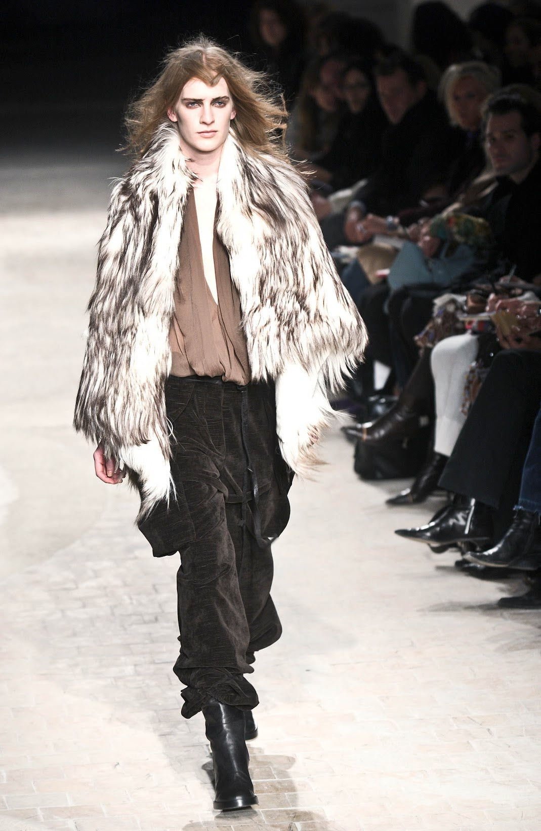 Ann Demeulemeester Wool Cargo Pants FW2002