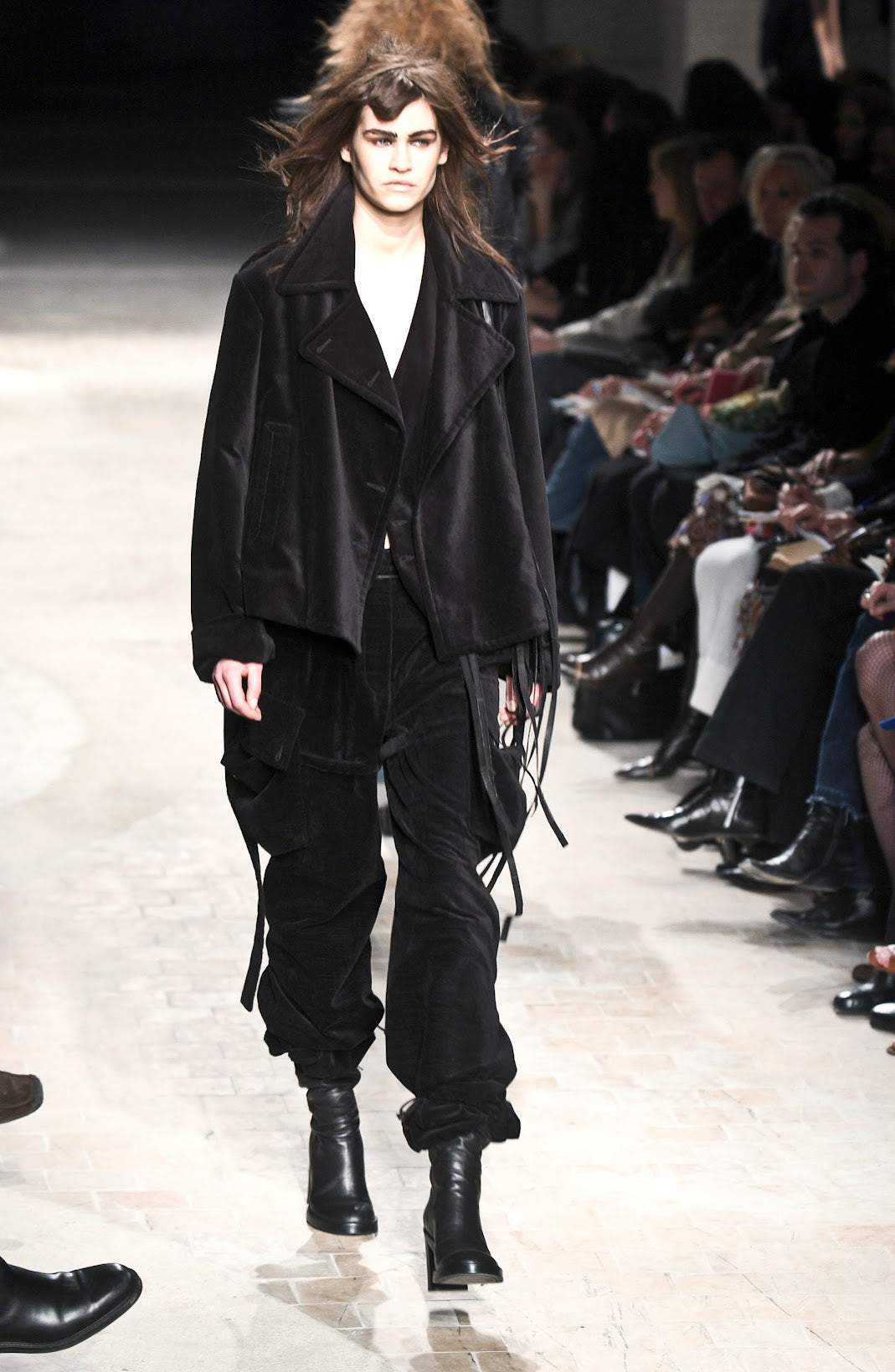 Ann Demeulemeester Wool Cargo Pants FW2002
