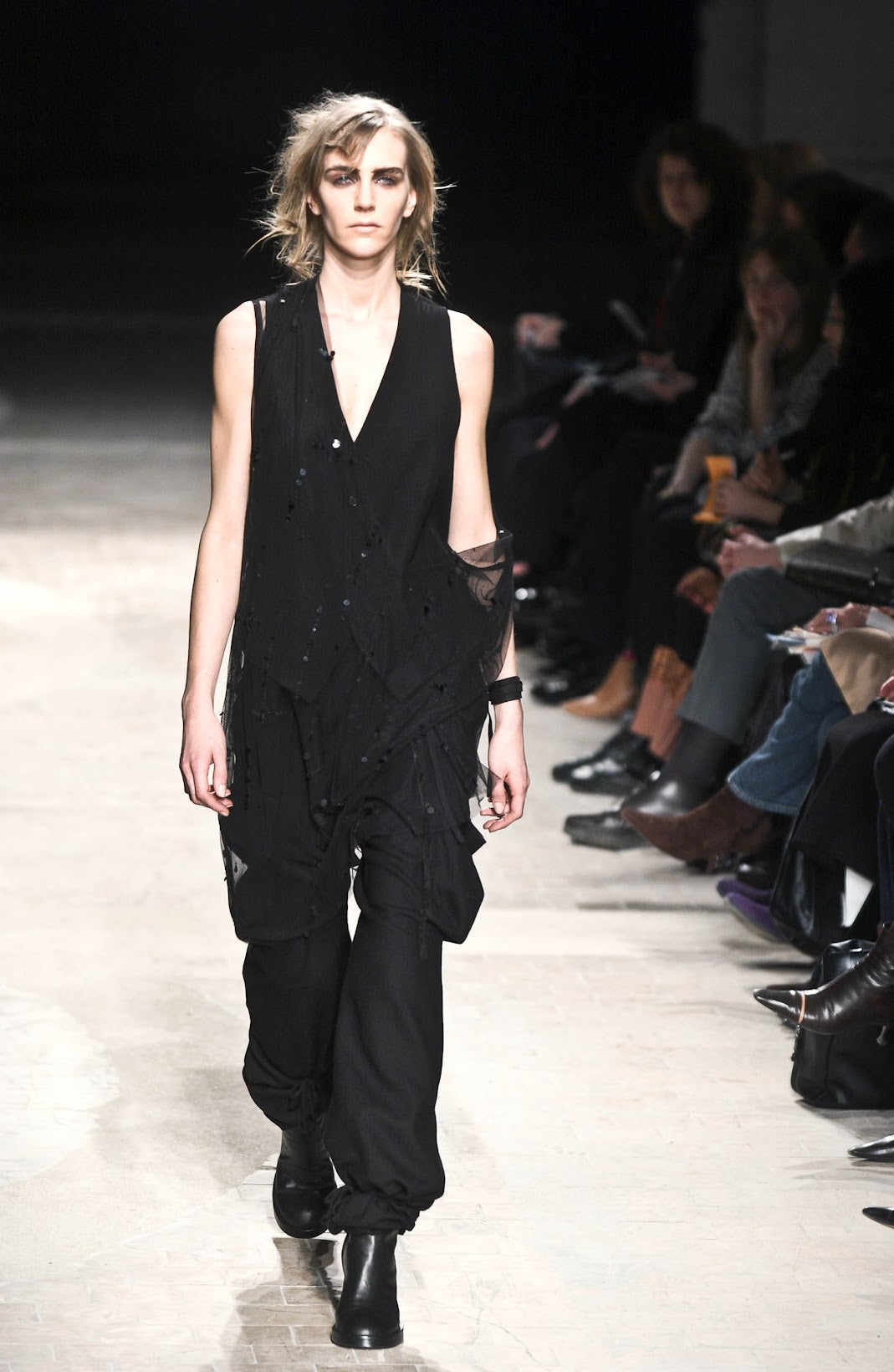 Ann Demeulemeester Wool Cargo Pants FW2002