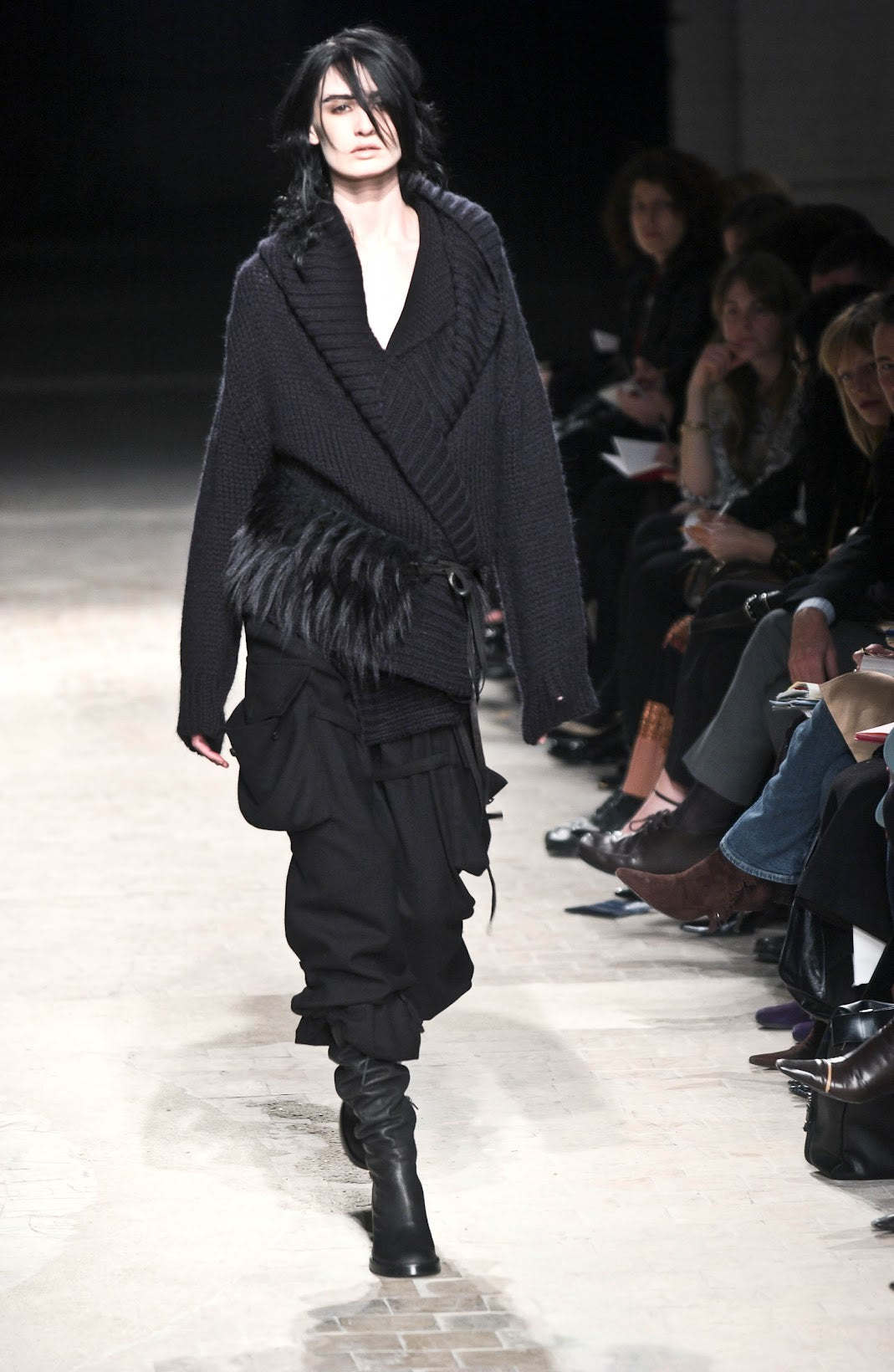 Ann Demeulemeester Wool Cargo Pants FW2002