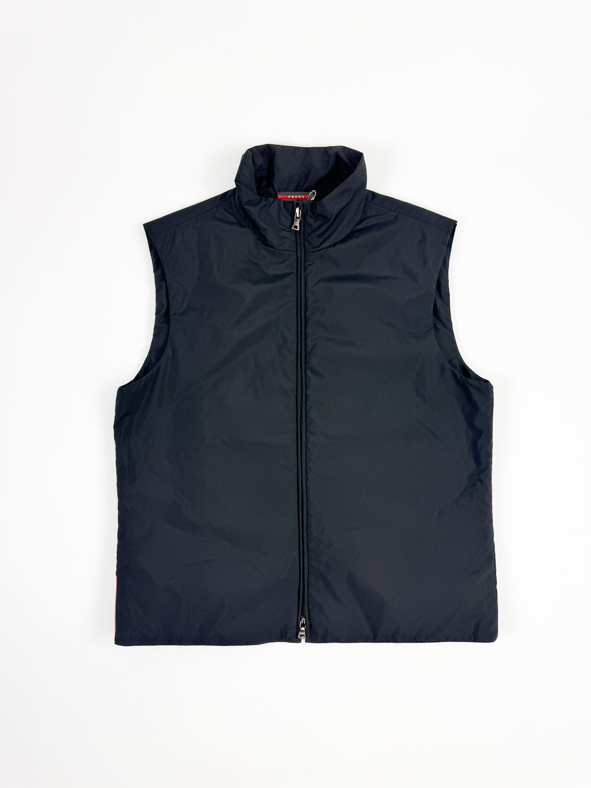 Prada Men's Linea Rossa Padded Nylon Vest 1990s