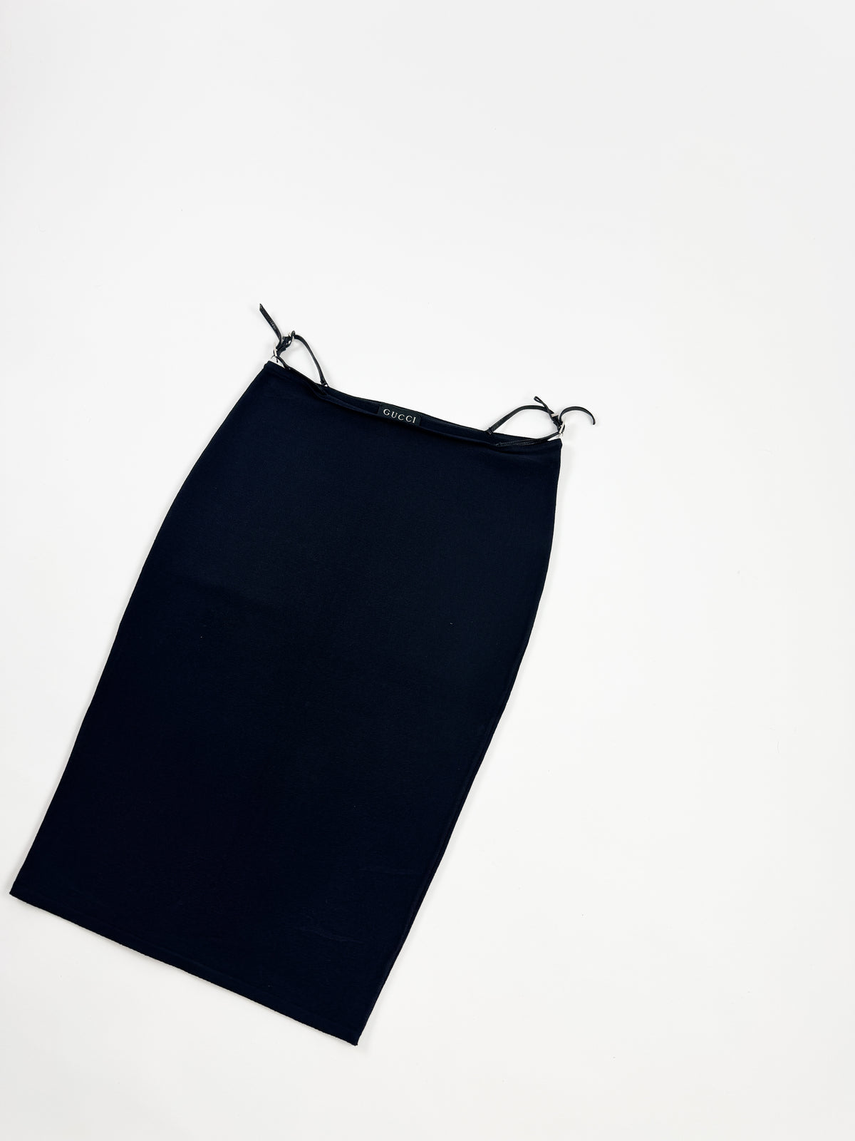 Gucci G-String Stretch Pencil Skirt SS1998