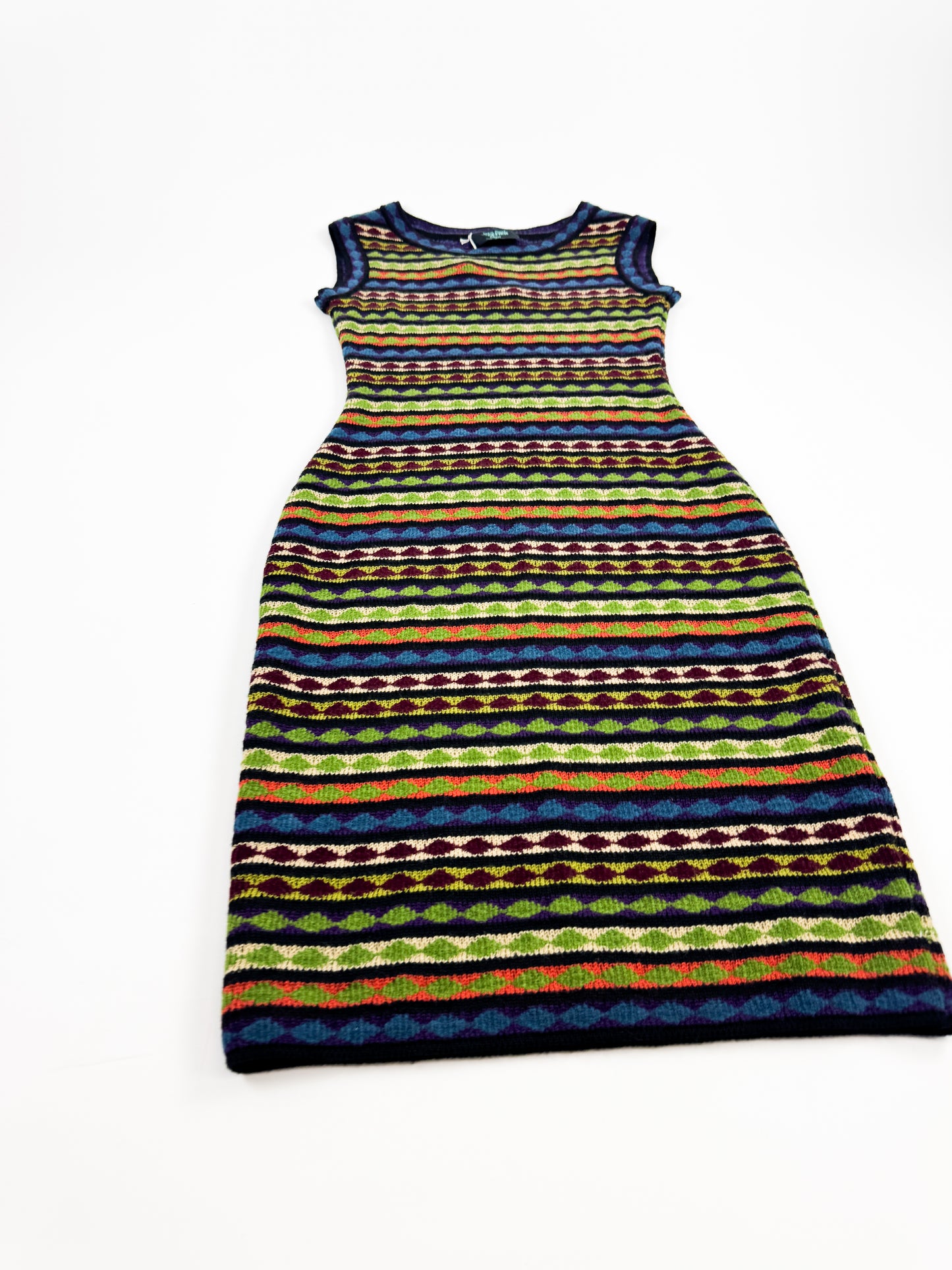 Jean Paul Gaultier Geometrical Knit Dress FW1990