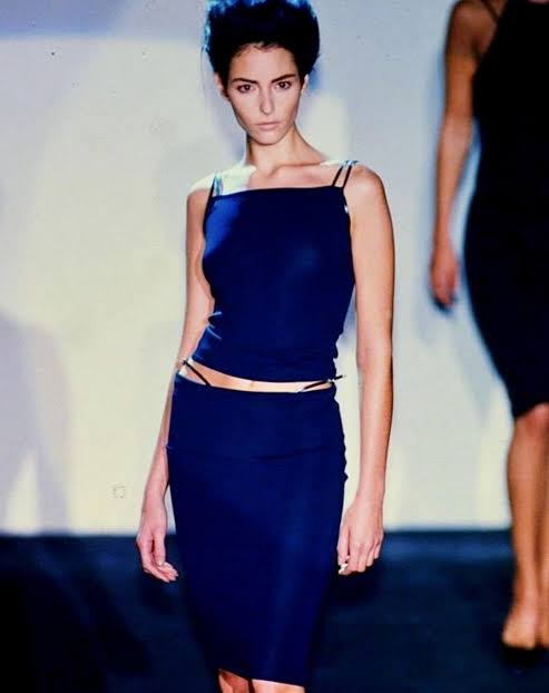 Gucci G-String Stretch Pencil Skirt SS1998