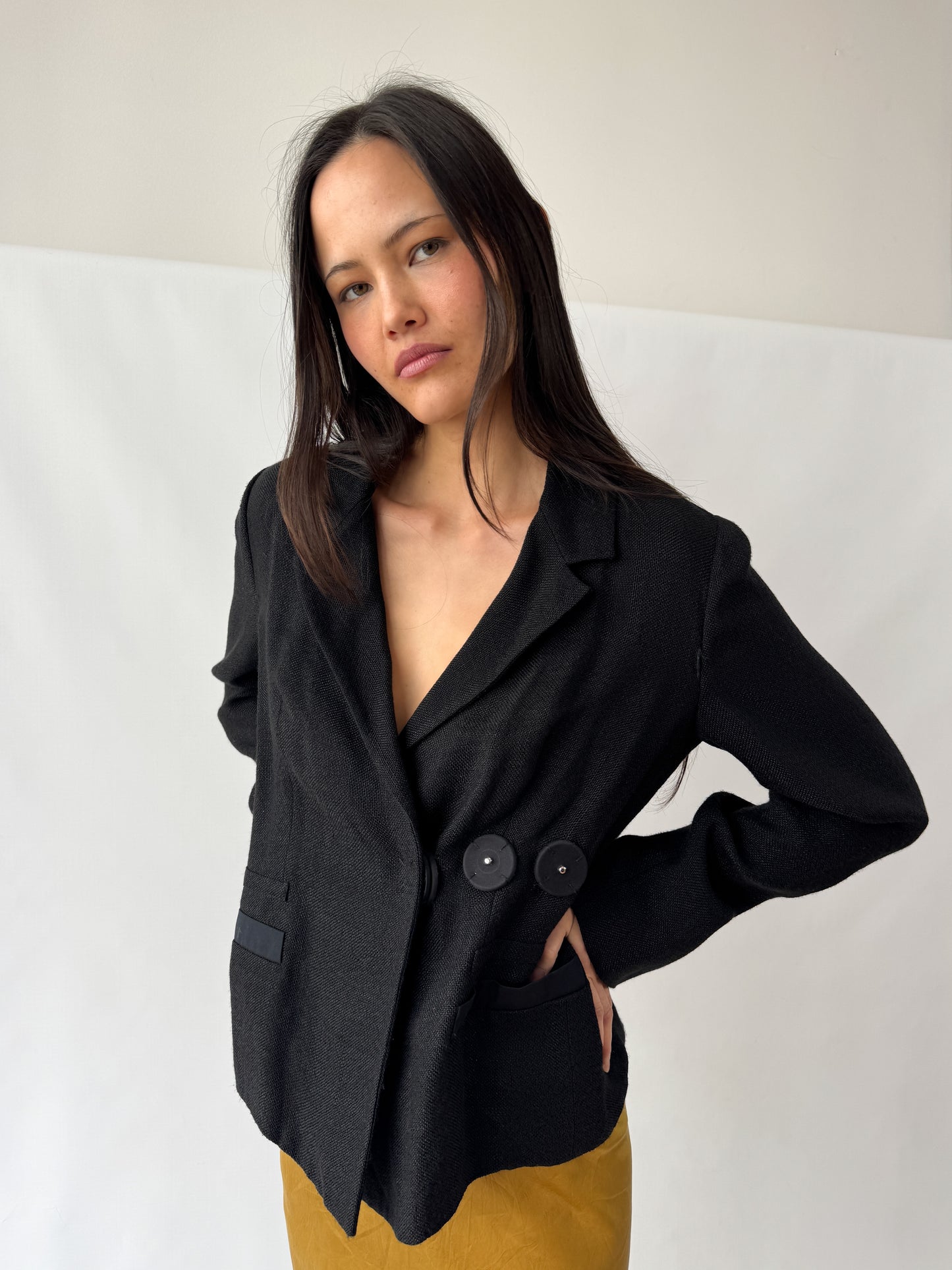 Prada Snap Button Runway Blazer SS2001