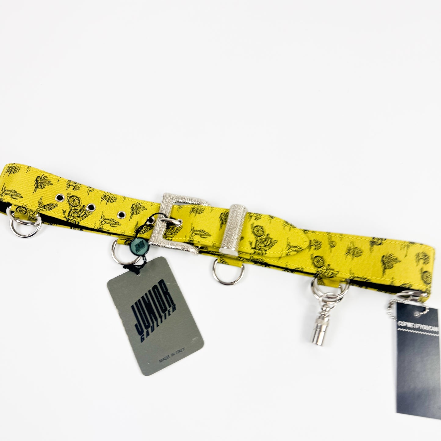 Jean Paul Gaultier Belt with D-Rings and Mini Flask 1988