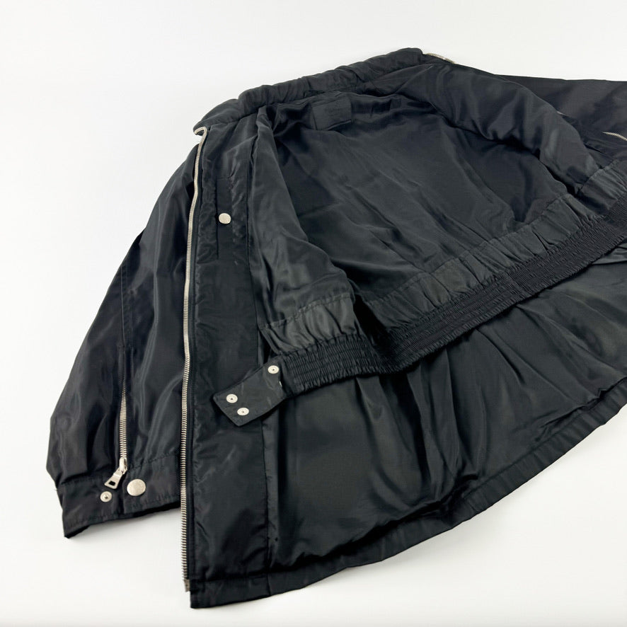Prada Nylon & Leather Military-Inspired Parka FW1994