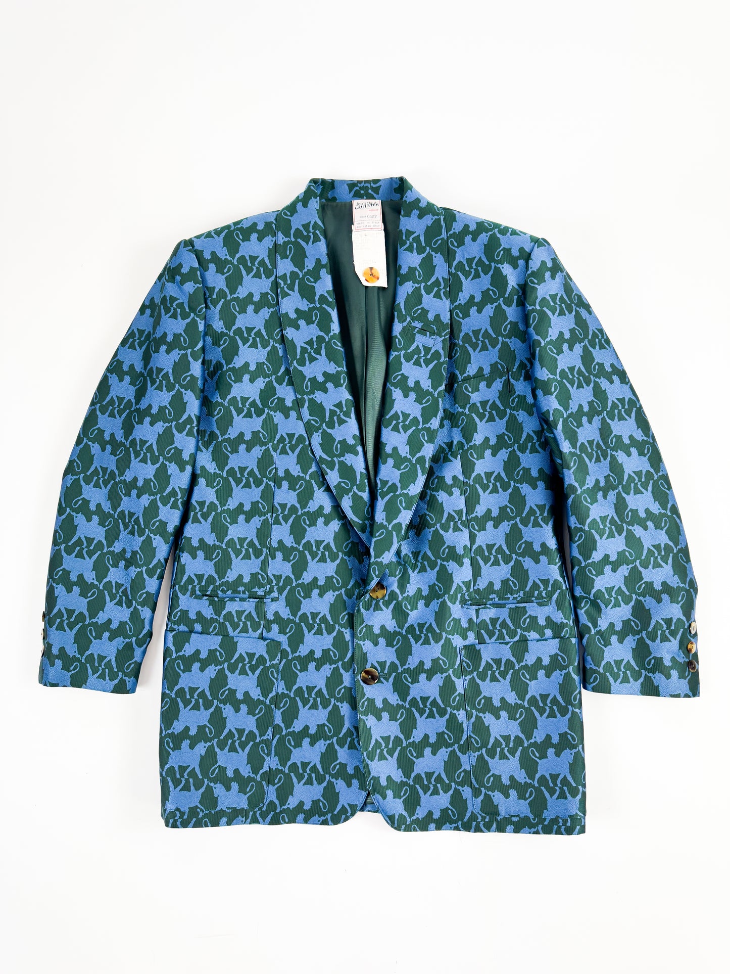 Jean Paul Gaultier Blue Pegasus Blazer FW1985