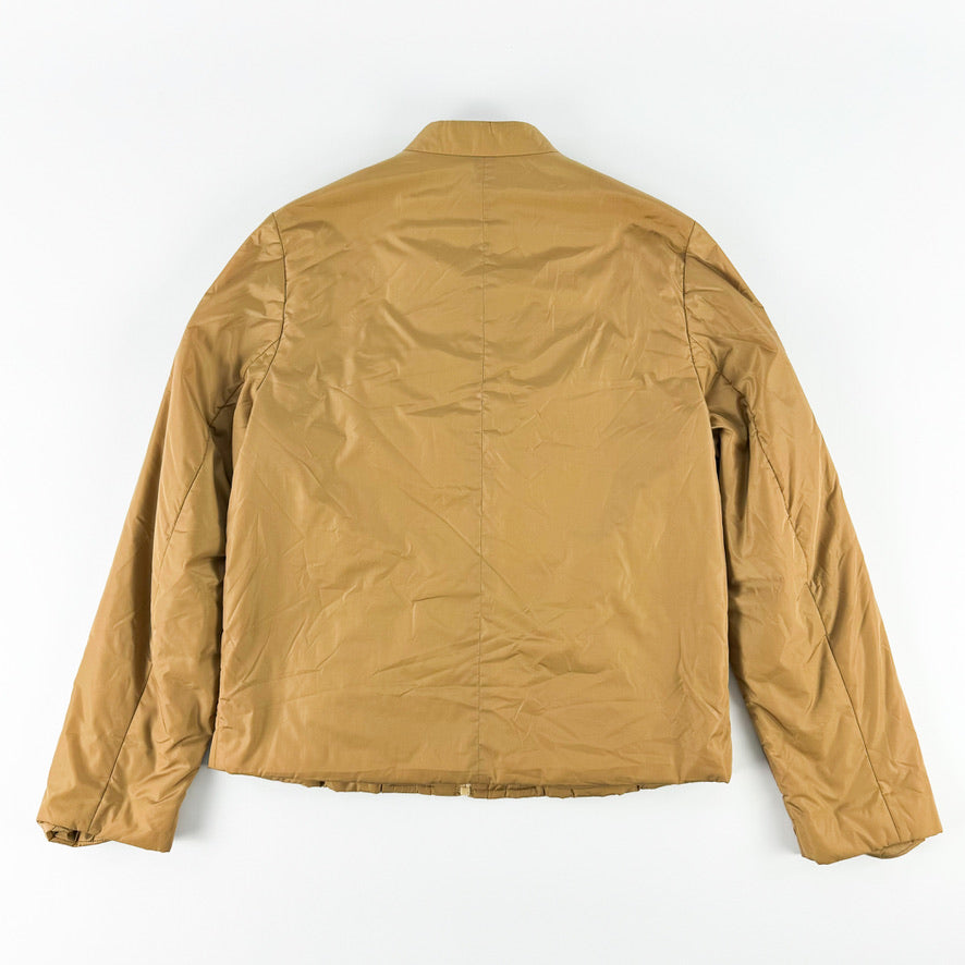 Prada Padded Nylon Jacket with Logo Vertical Stripe FW1999