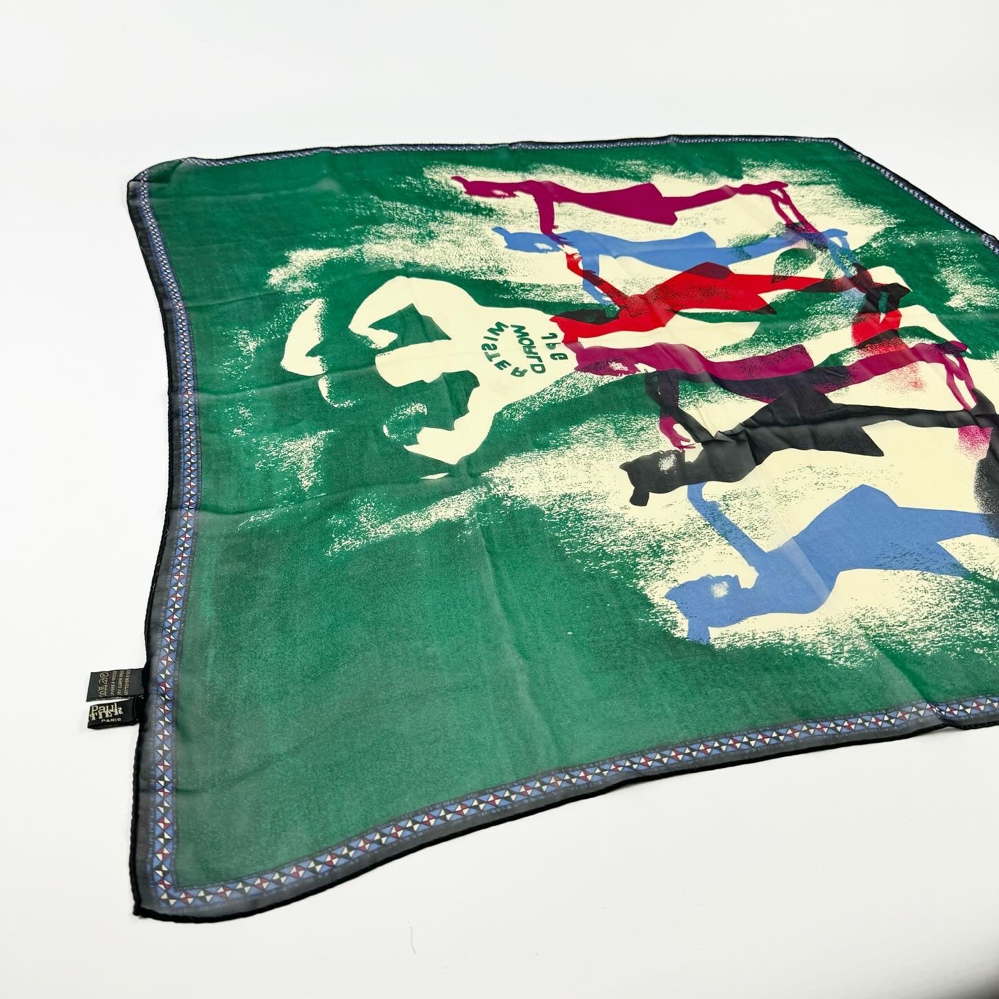 Jean Paul Gaultier "Mister World" Silk Scarf SS1992