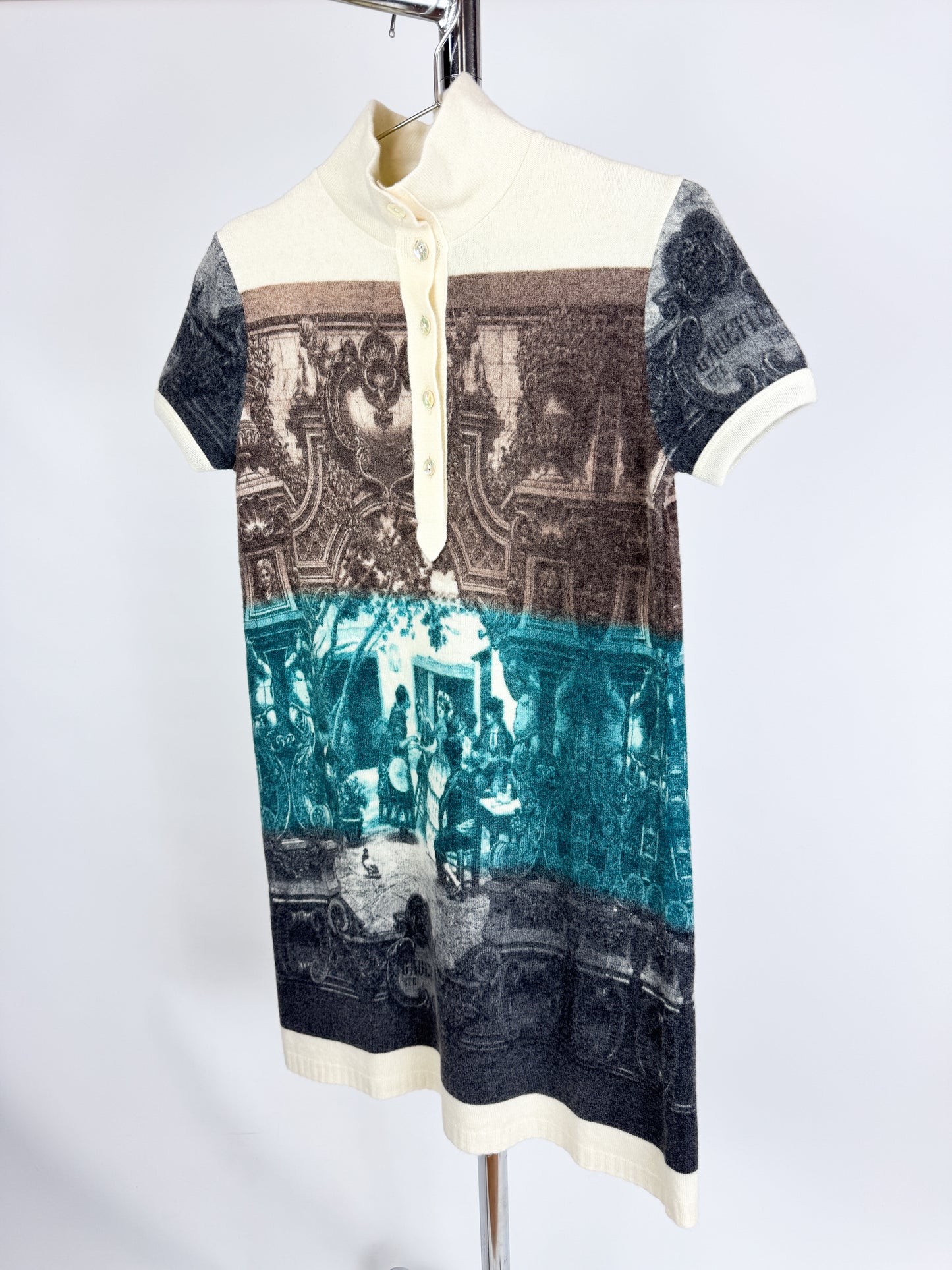 Jean Paul Gaultier Courtyard Wool Mini Dress FW1999