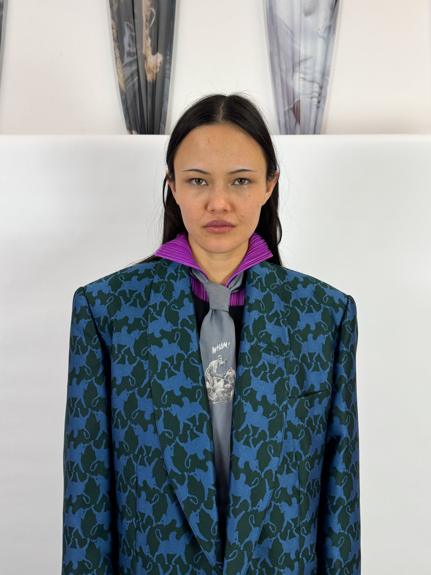 Jean Paul Gaultier Blue Pegasus Blazer FW1985