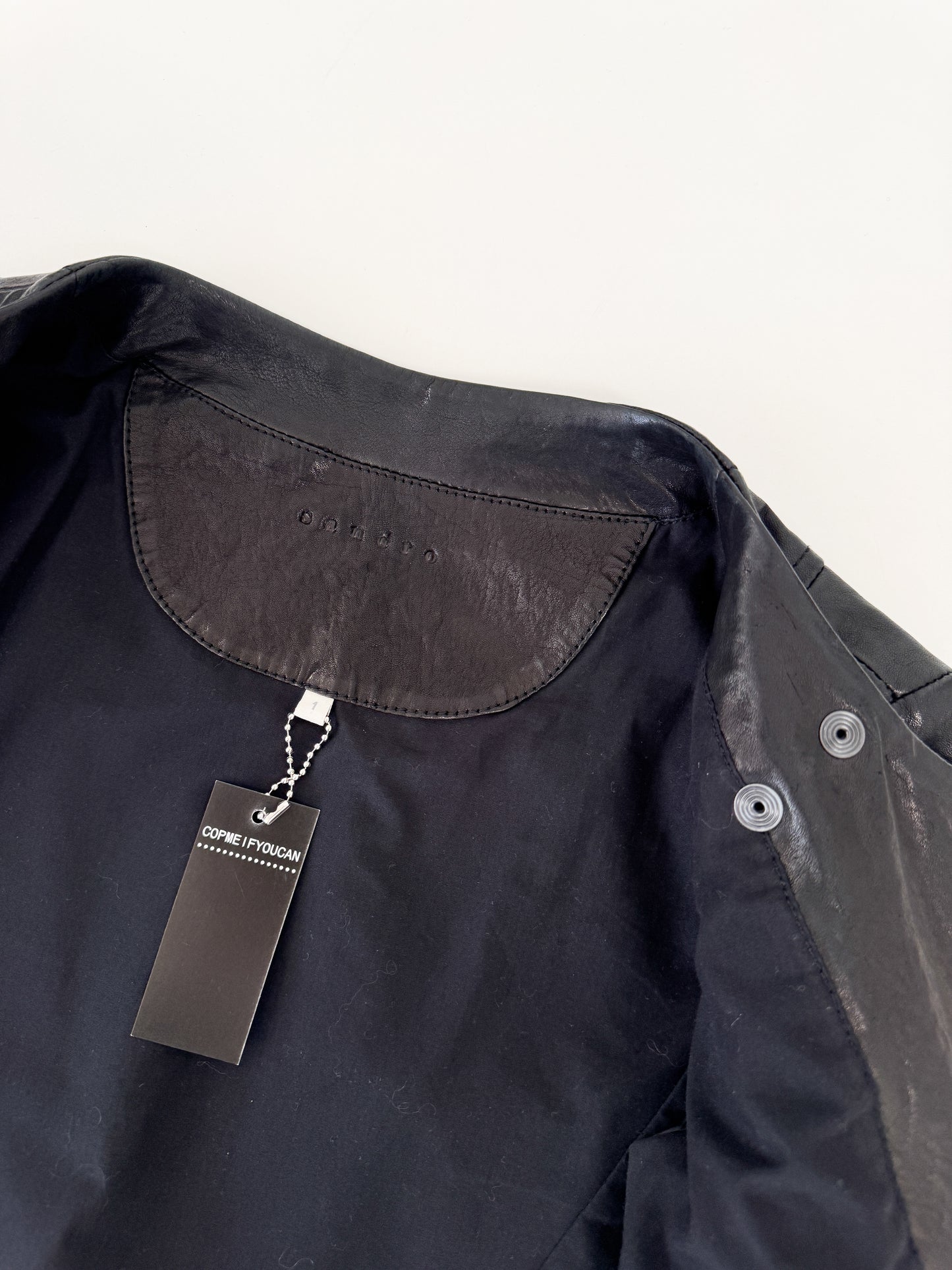 Sandro Cropped Lamb Leather Biker Jacket 2009